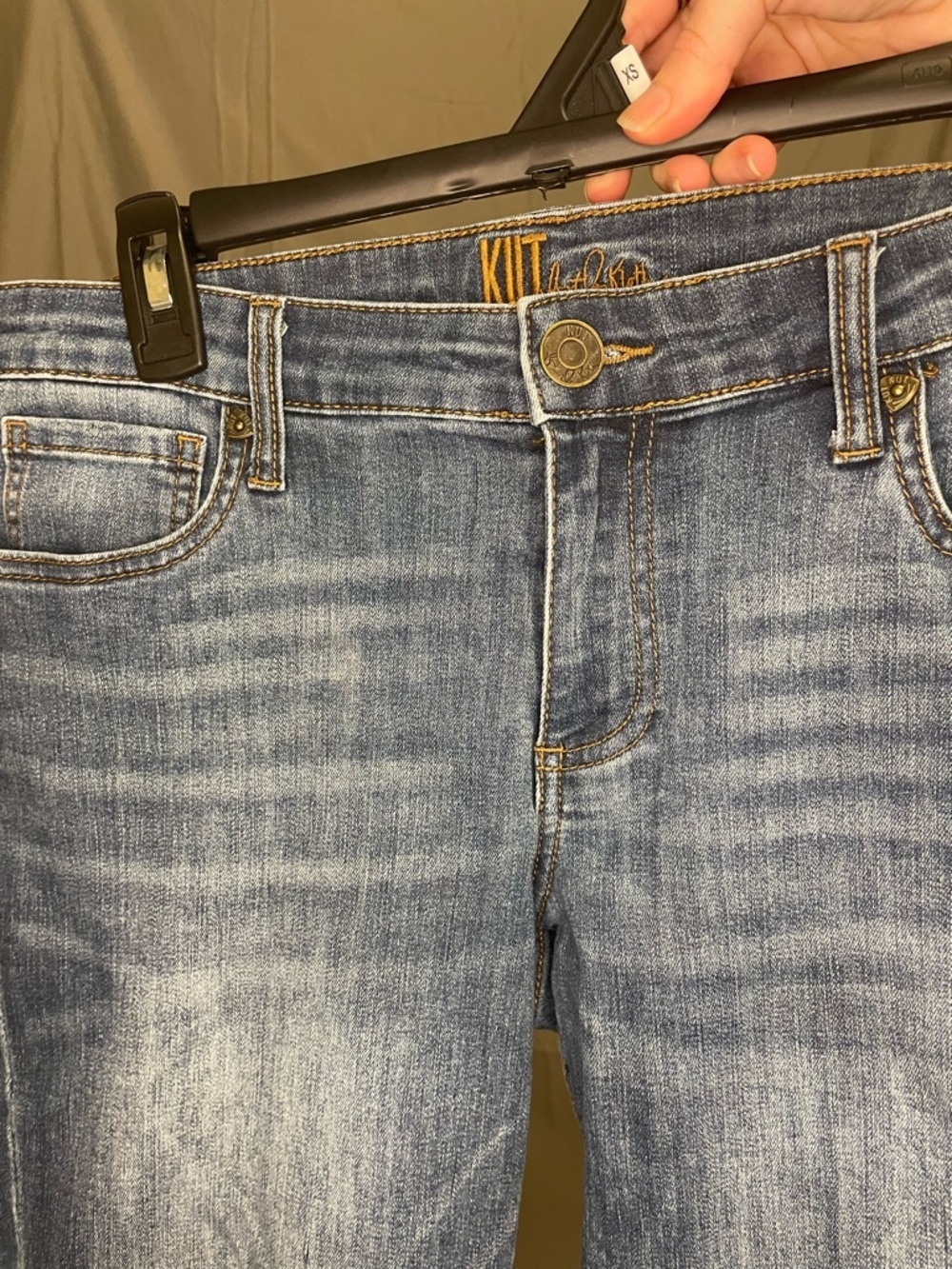 Kut from the Kloth Medium Blue Skinny Jeans - Picture 4 of 10